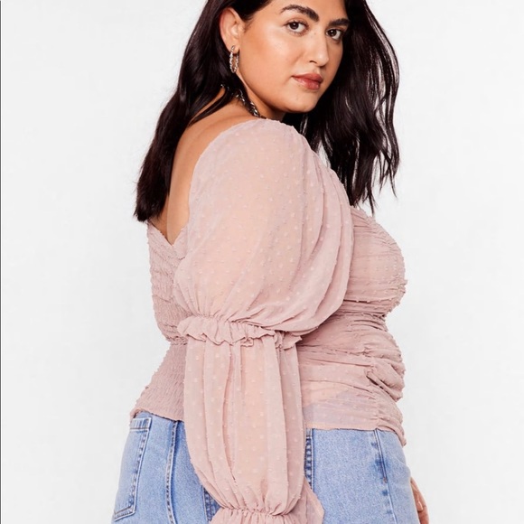 Plus Ruffle Blouse - Picture 5 of 5